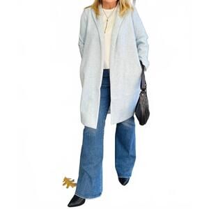 NEW HOLIDAY bella coat in ice blue marl